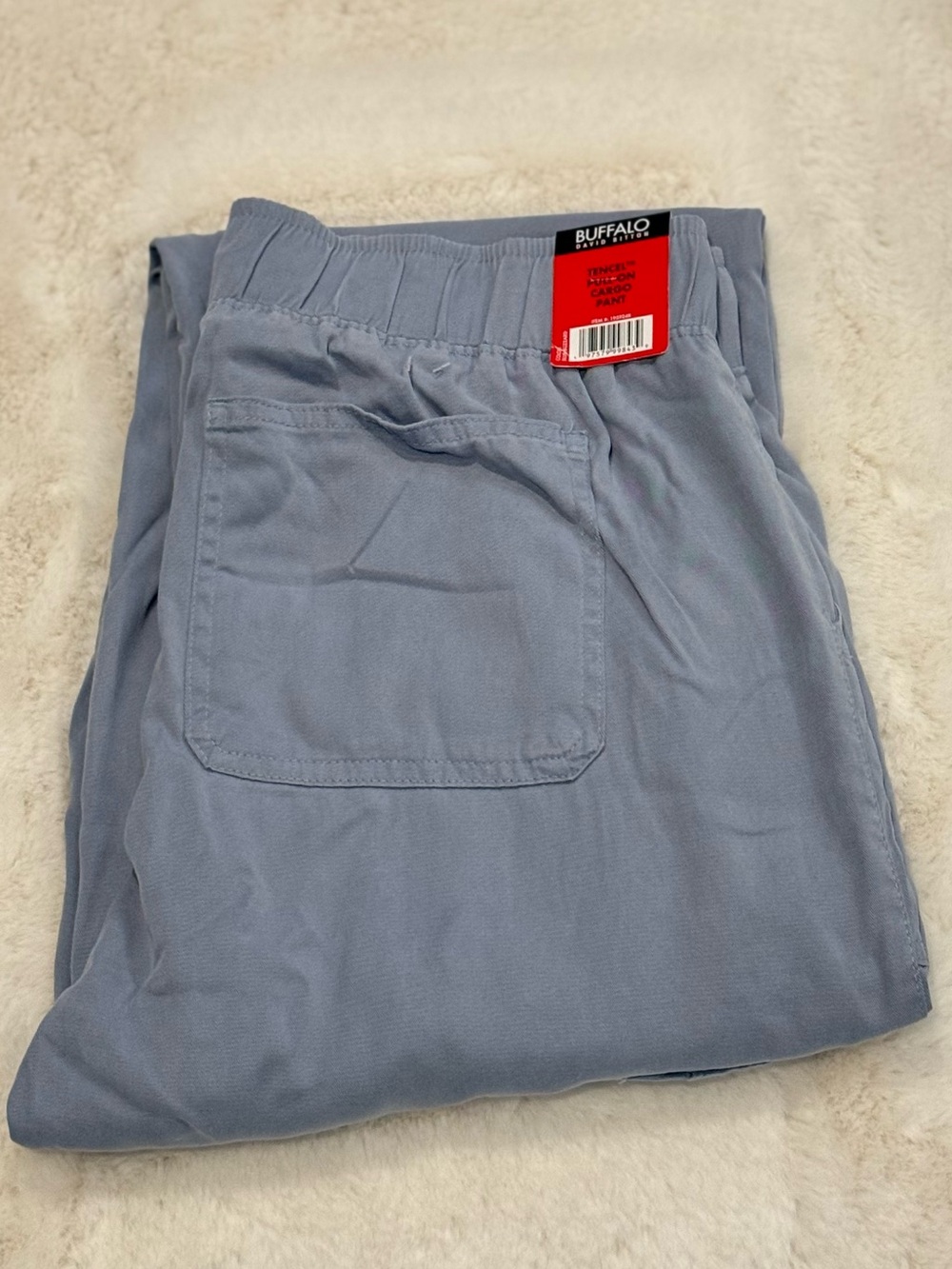 Buffalo David Bitton Women's Tencel Pull-On Cargo Pant (XX-Large,Blue Blizzard ) - Picture 10 of 14